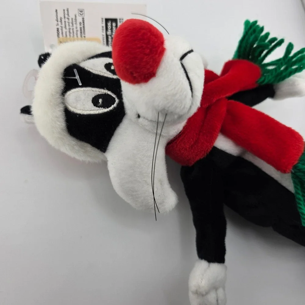Warner Bros Sylvester‎ Santa Bean Bag Plush Vintage 1998 NWT